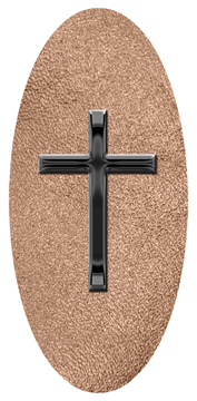 DG5000-510-BK-SH-BZ Black Single Cross Shimmer Bronze